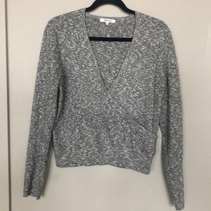 Madewell wrap sweater